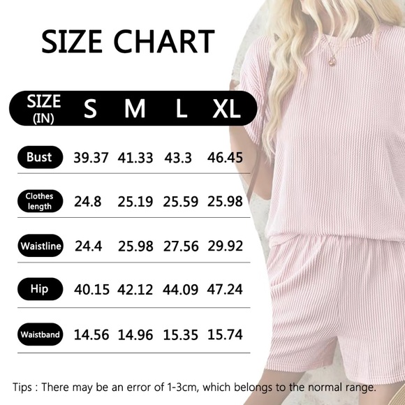 Two-piece ribbed shorts set (XL) - Picture 4 of 4